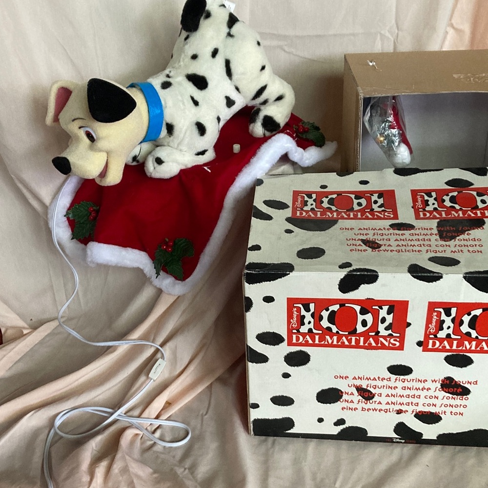 Disney NEW vtg  1996 Telco Disney 101 Dalmations Dipstick Animated Motionette